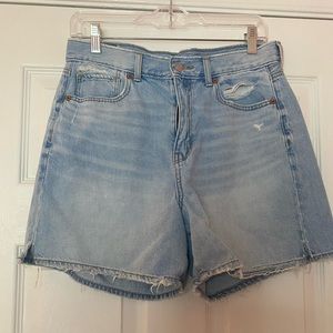 American Eagle Jean shorts. Size 8 (highest rise baggy short style). Like new.